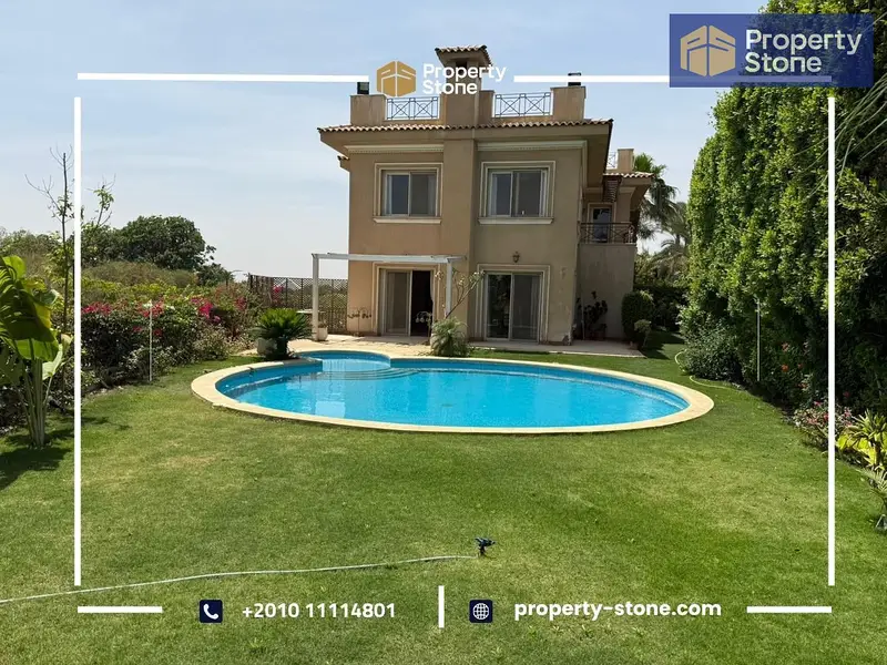 Villa for rent in 5th Settlement, Katameya Heights Compound