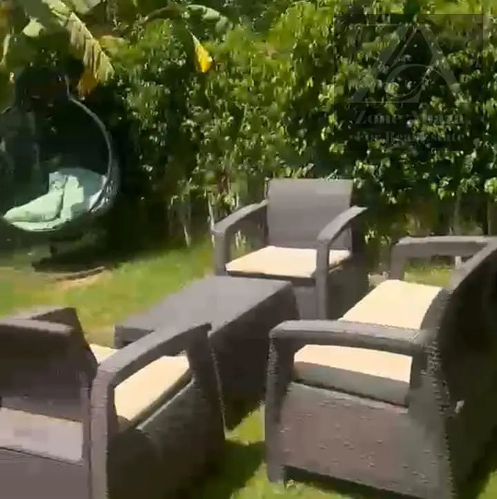 Furnished ground floor apartment with garden in Stone Residence, Katameya