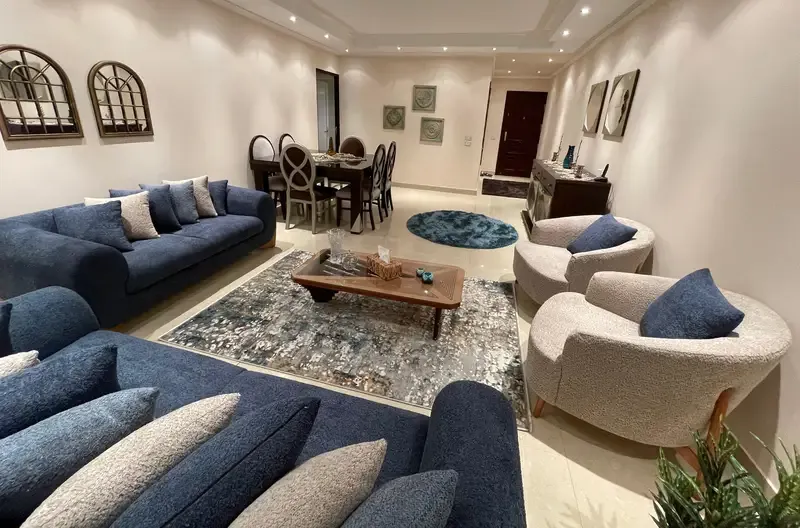 Furnished apartment for rent in Fustat Arabesque compound