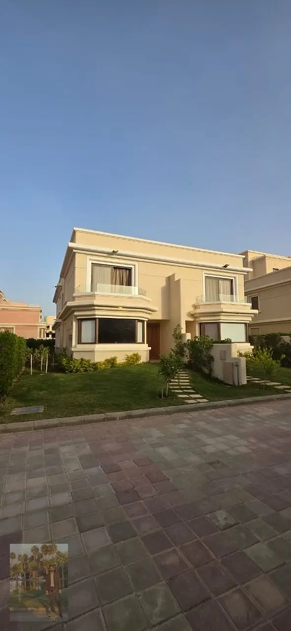 Luxury Twin House Villa for Rent in New Cairo - Top View Compound