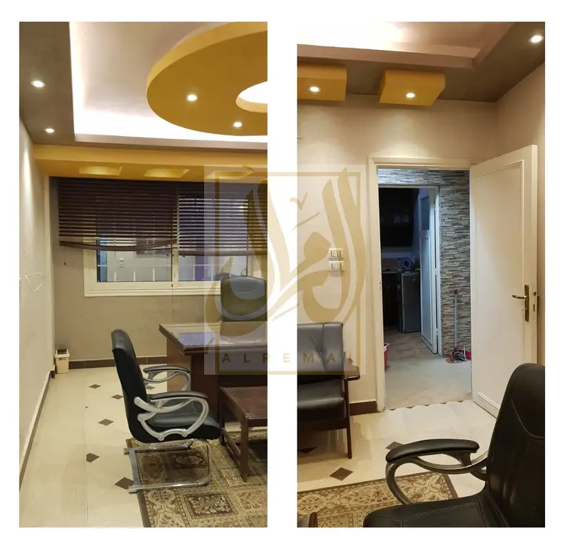 Furnished office for rent in Fifth Settlement, 2 rooms, 70 sqm