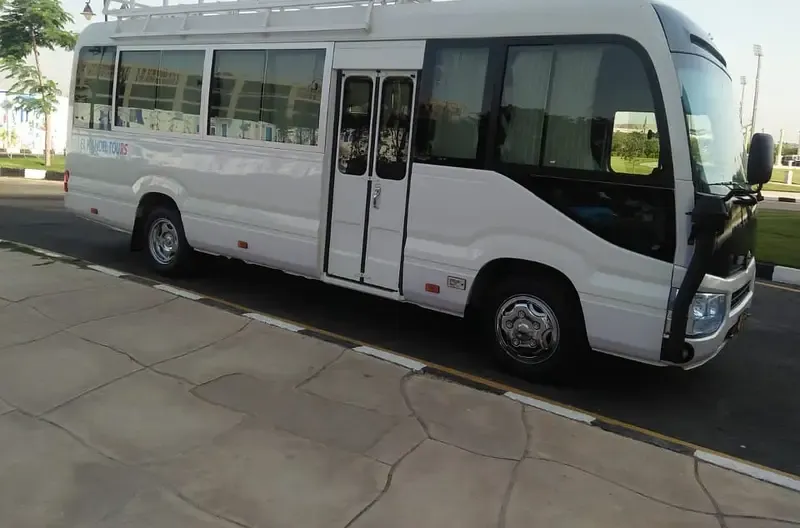 Rental of a 21-seater coaster to Sokhna