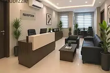 Furnished and air-conditioned office for rent on El Tiran Street, Nasr City