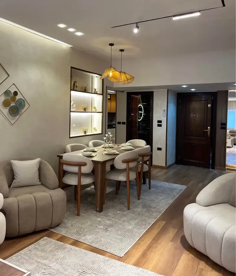 Furnished apartment for daily rent in Sheikh Zayed, next to Arkan
