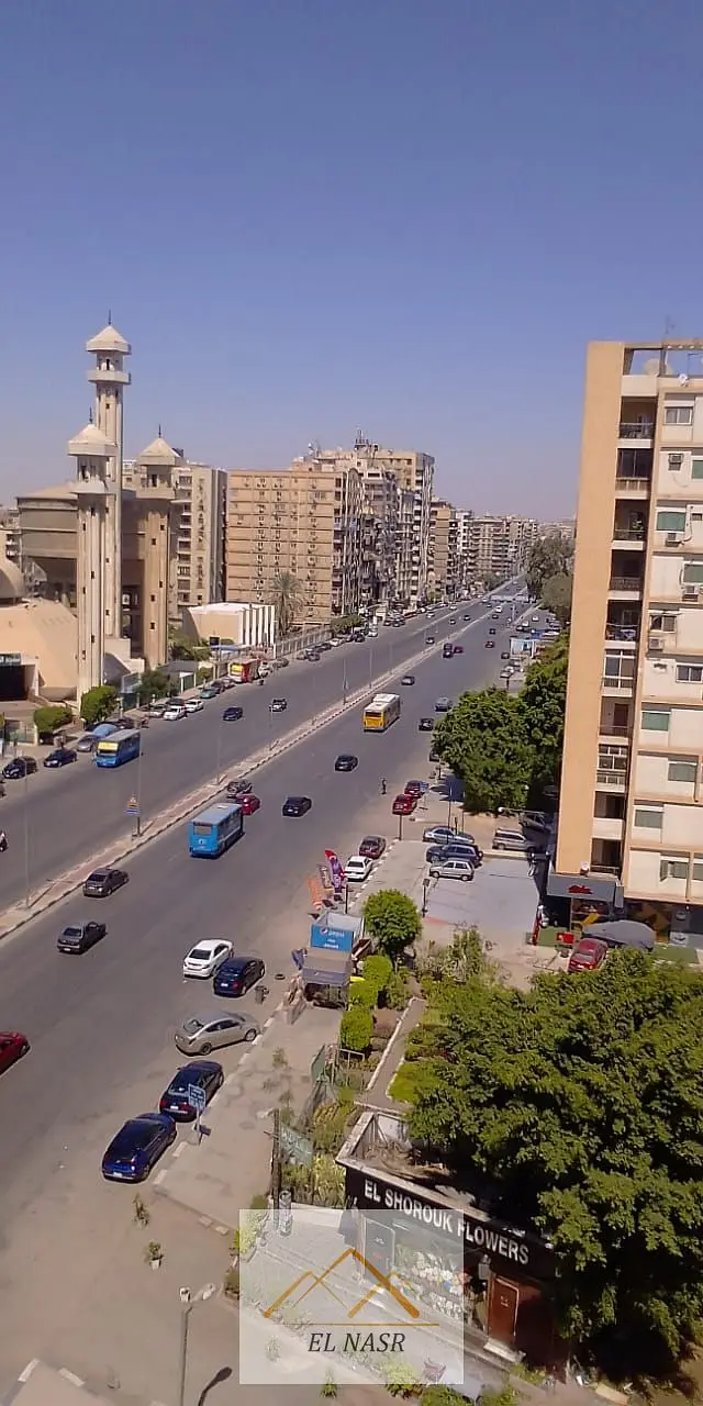 شقة للايجار بمدينة نصر على مصطفى النحاس الرئيسي