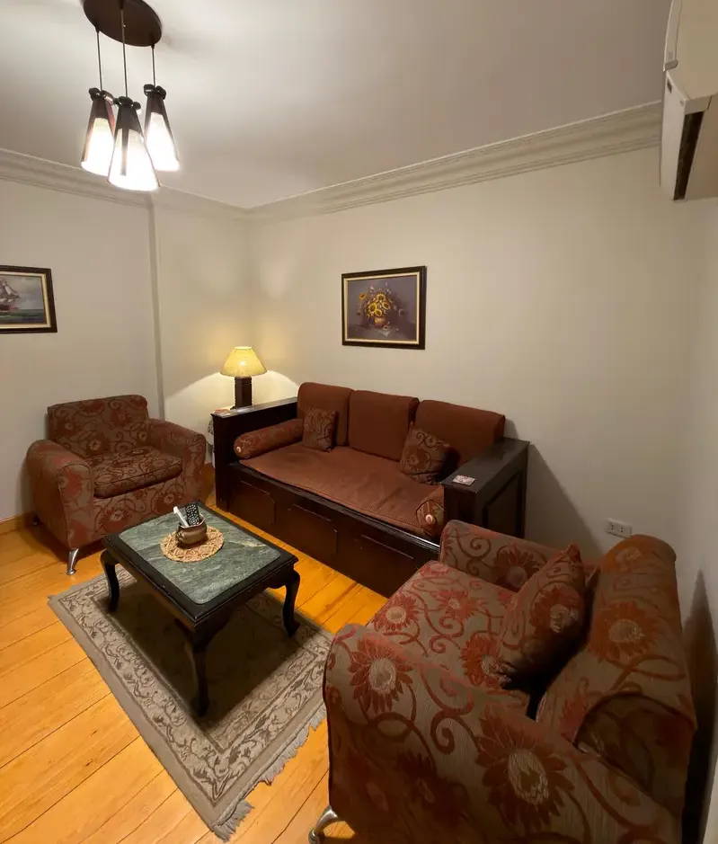 Furnished apartment for rent in Maadi Degla, super lux