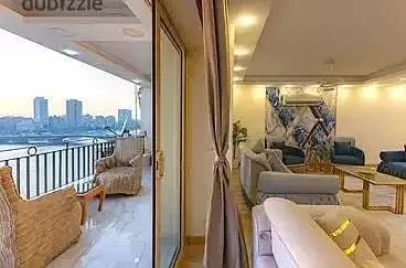 Luxurious hotel apartment with panoramic Nile view in Manial