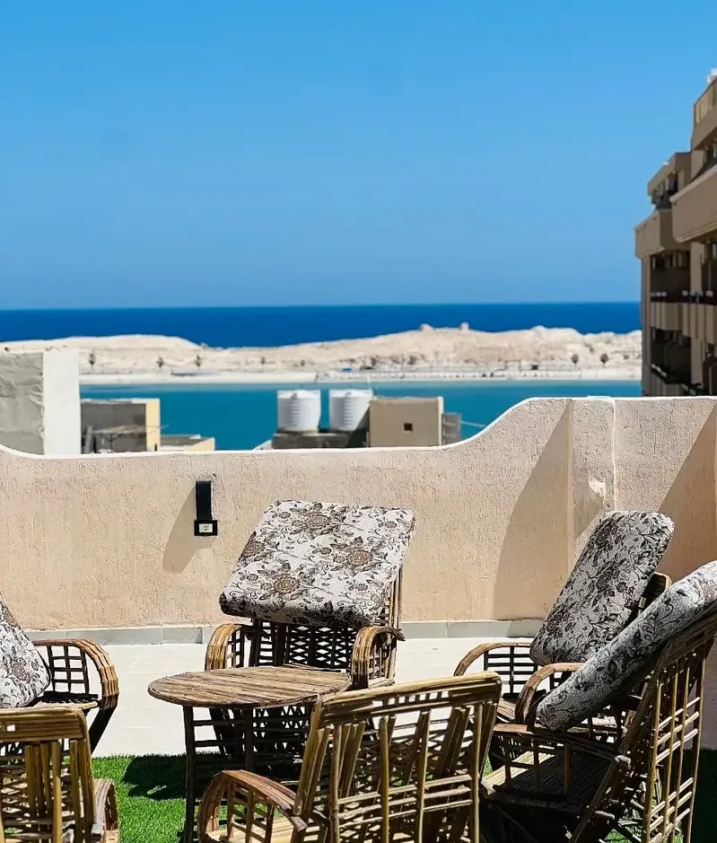 Distinctive roof for rent in Marsa Matrouh with sea view