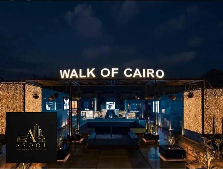 101 sqm shop for rent in Walk of Cairo – Sheikh Zayed