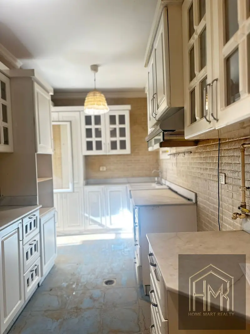 Apartment for rent in Rehab 1 Compound, New Cairo, garden view
