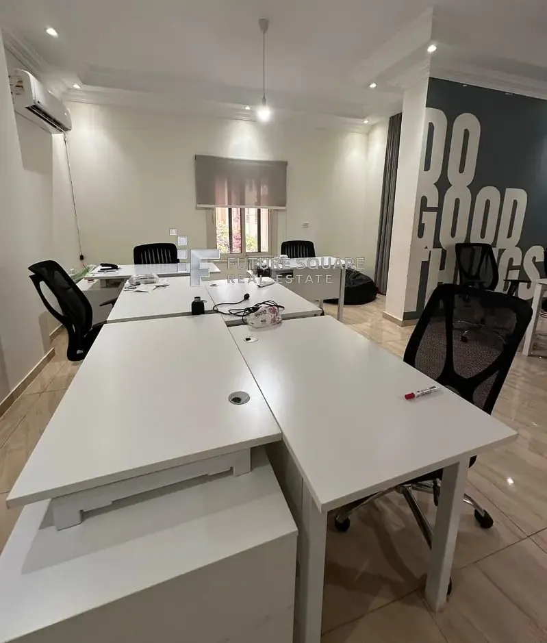 Office for rent 200sqm, air-conditioned, prime location, Maadi