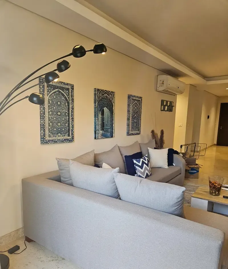 شقة مفروشة للإيجار في كمبوند أبراج زيد ويست الشيخ زايد