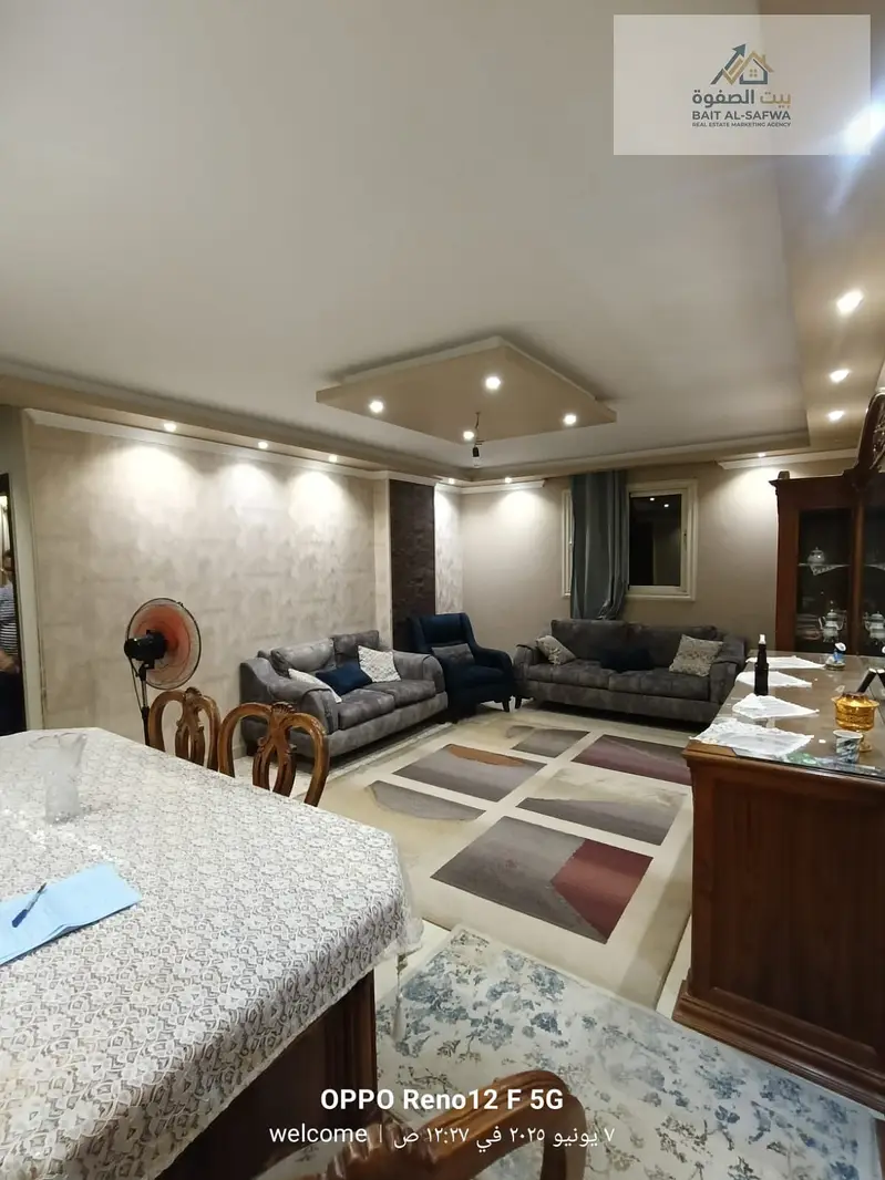 Furnished apartment for rent in Zahraa Al Maadi - Eighth Sector