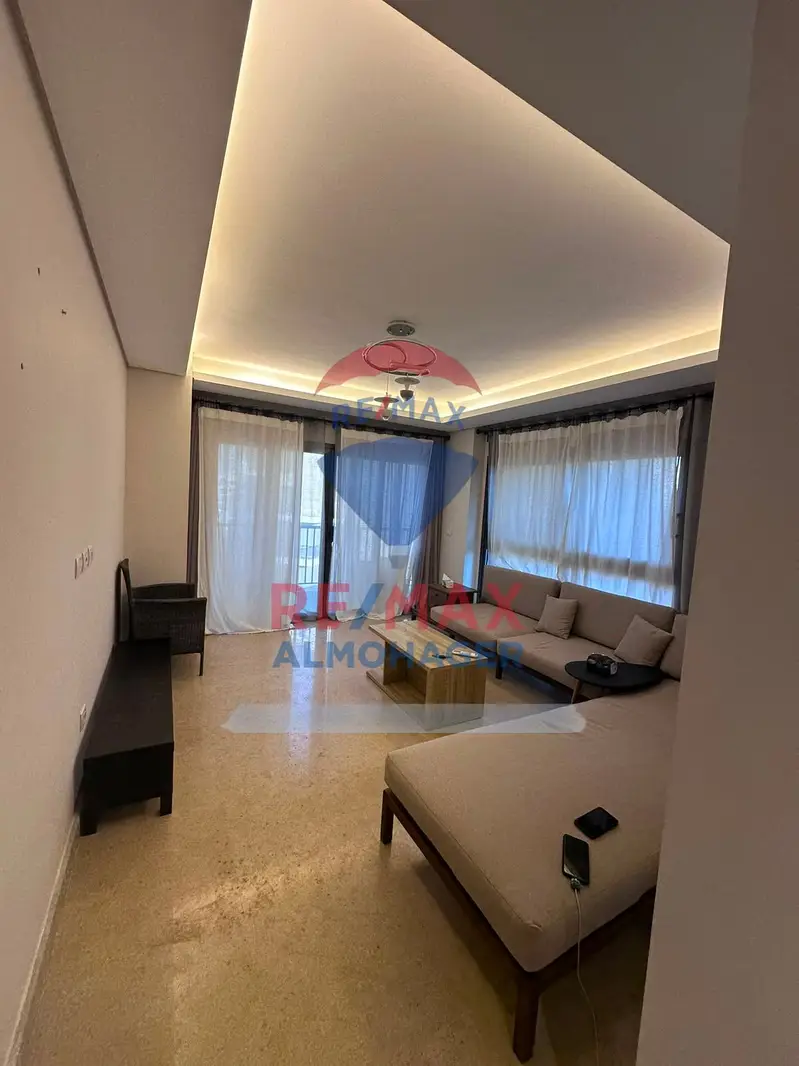 Semi-furnished apartment for rent in Zed Towers, Sheikh Zayed