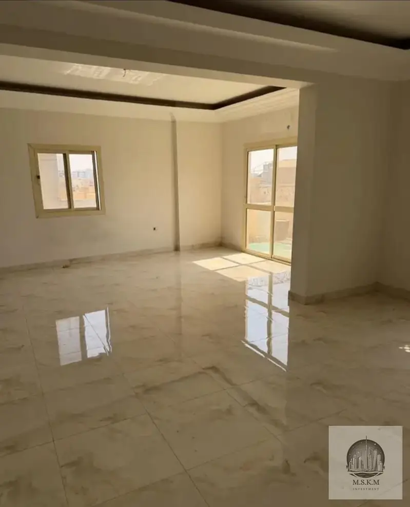 شقة روف للايجار في البنفسج عمارات دور خامس بجوار واتر واي