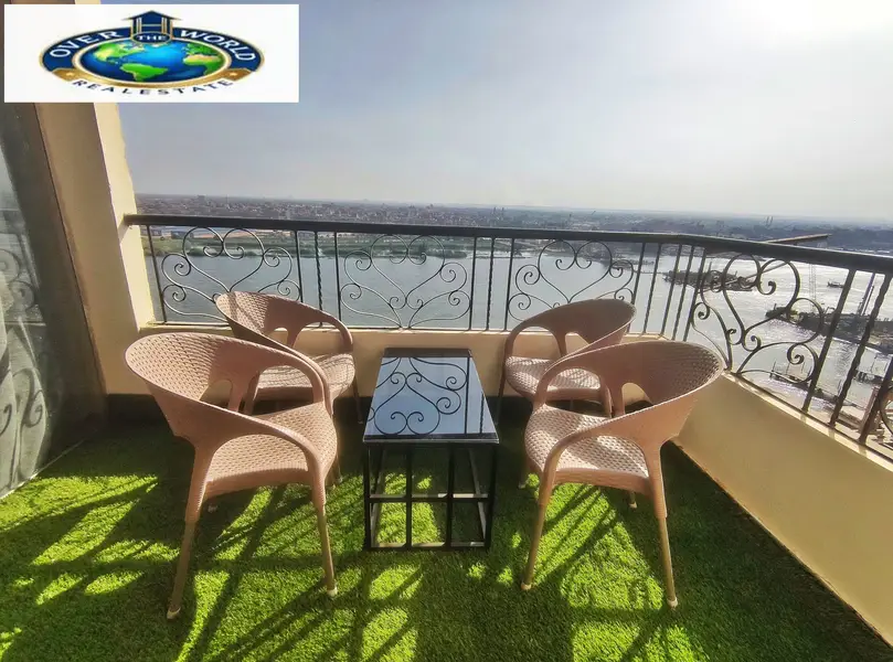 Furnished apartment for daily rent directly on the Nile in Maadi