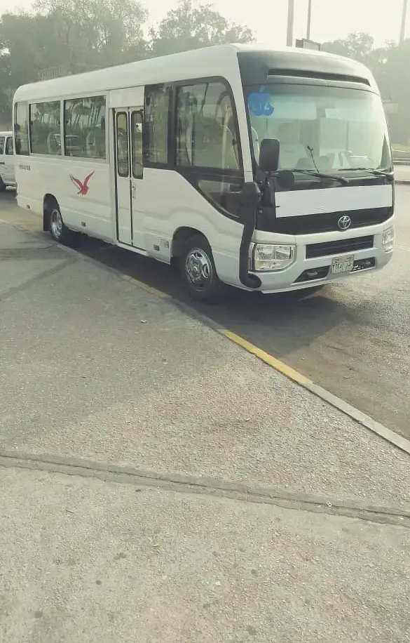 Toyota Coaster Bus Rental for All Trips