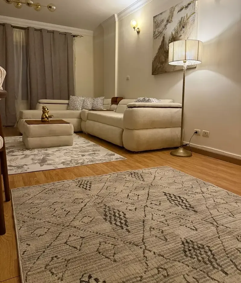 Distinct furnished apartment for rent in Rehab City, special ultra super lux finishes