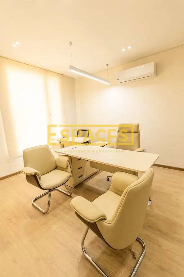 Furnished and equipped office for rent in Mashareq Compound, 6th of October