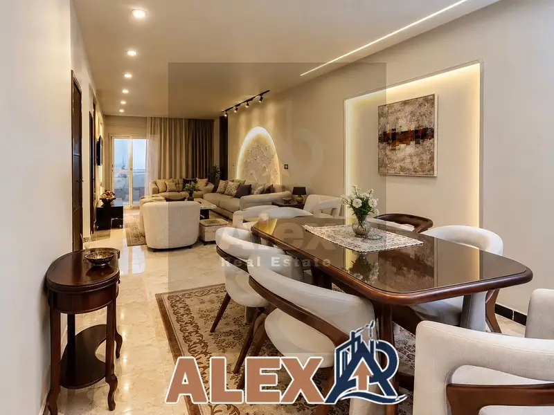 Furnished apartment for rent in Saba Pasha on the sea