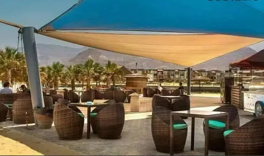 Ground floor chalet with garden for rent in Blumar El Dome, Porto Sokhna