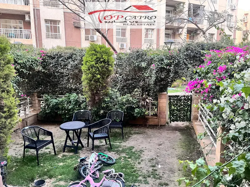 Apartment with private garden for rent in Madinaty B7