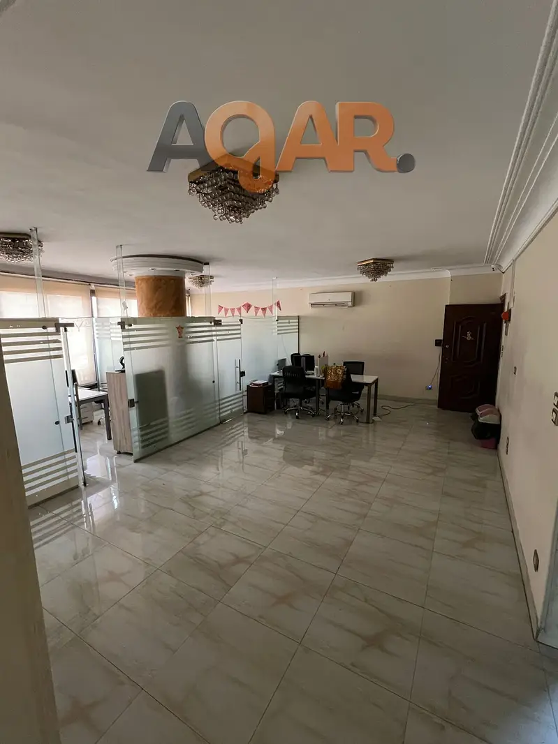 Office 250 sqm, fully air-conditioned, super lux finish, off Abbas El Akkad