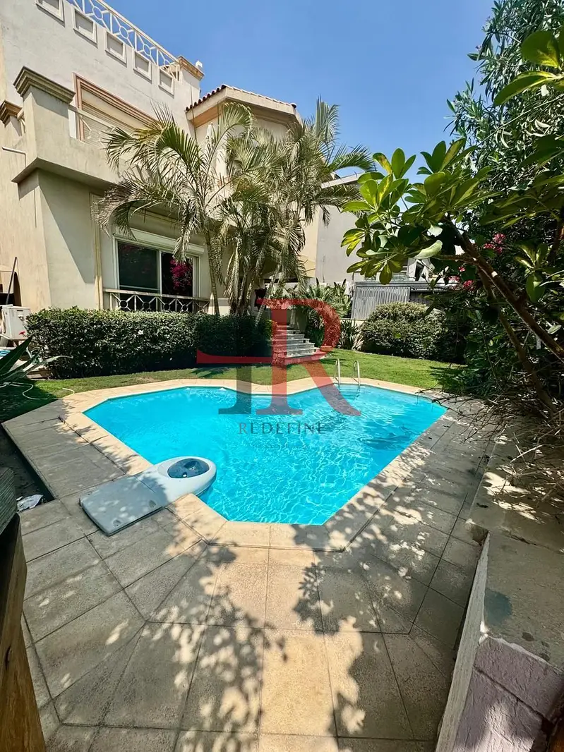 Furnished villa for rent in Katameya Hills Compound, New Cairo
