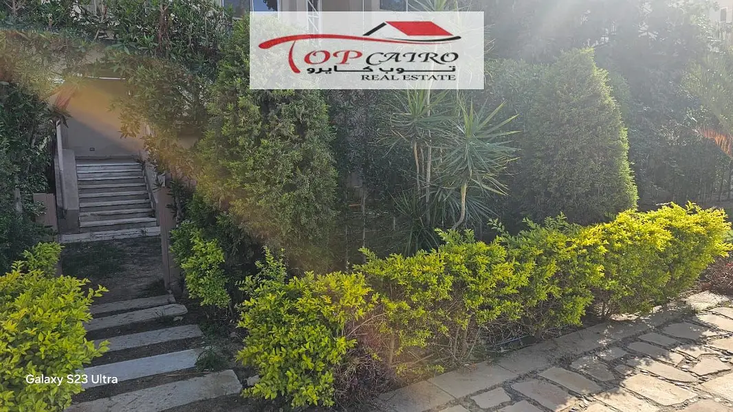 Ground floor apartment with private garden for rent in Madinaty B2