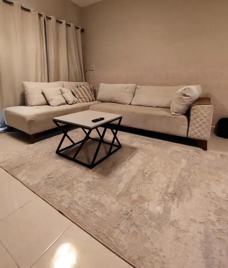 Furnished apartment for rent in Rehab 2, special finishing, garden view