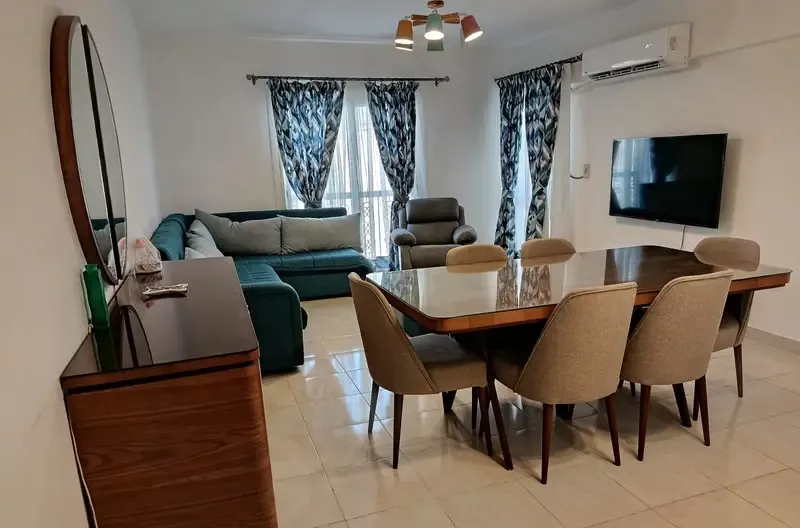 Furnished apartment 99sqm in Rehab Phase 7, 5th floor for rent