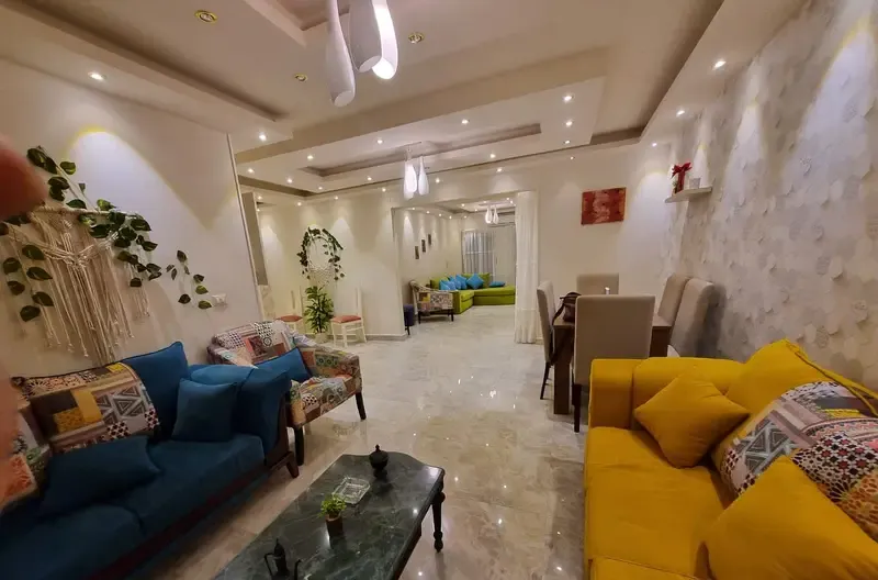 Furnished apartment for rent in Madinaty B1