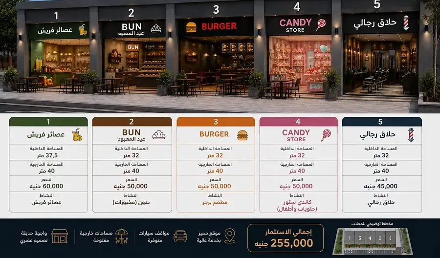 Juice shop for rent in Nasr City