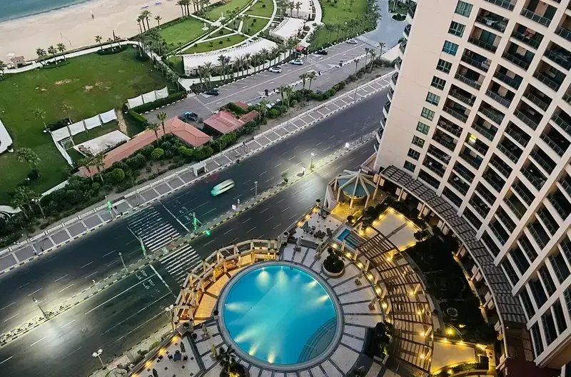 Luxury apartment in Four Seasons Alexandria with direct sea view