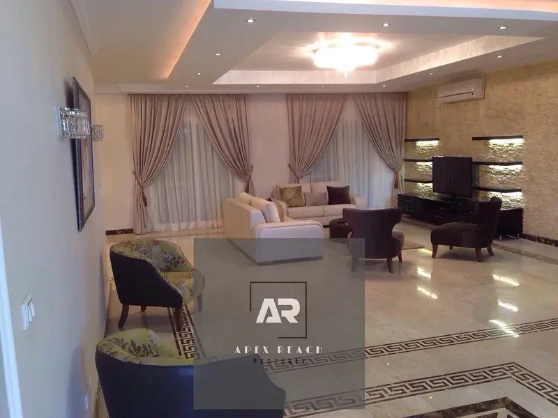 Furnished 5-bedroom standalone villa for rent in Rehab City