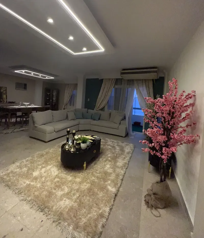 شقة مفروشة 250 متر للإيجار بشارع شهاب الرئيسي بالمهندسين
