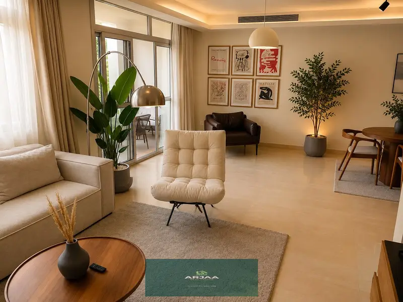 شقة أرضي بجاردن خاصة | 3 غرف | CFC Living