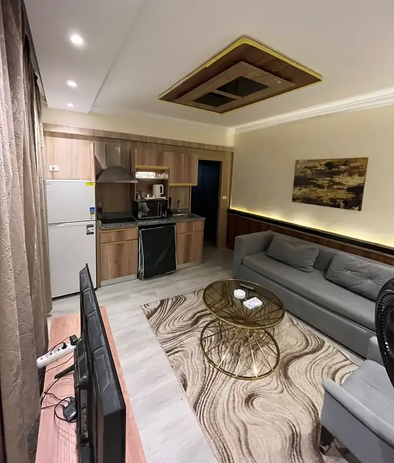 استوديو فندقي راقي مفروش بالكامل