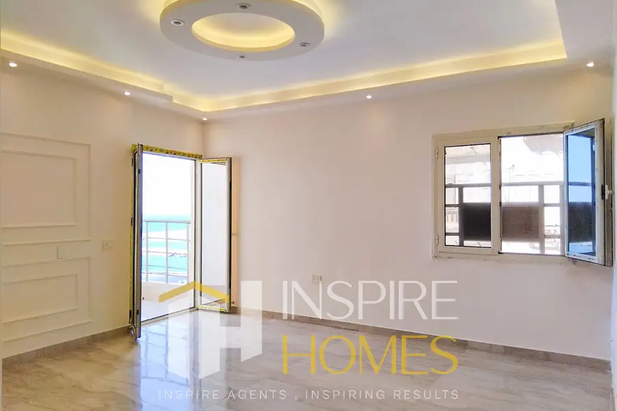 First-time occupancy apartment for rent in Glym with a panoramic sea view