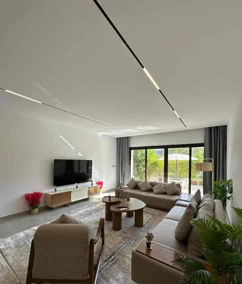Furnished villa for daily rent in Sheikh Zayed, Beverly Hills Compound