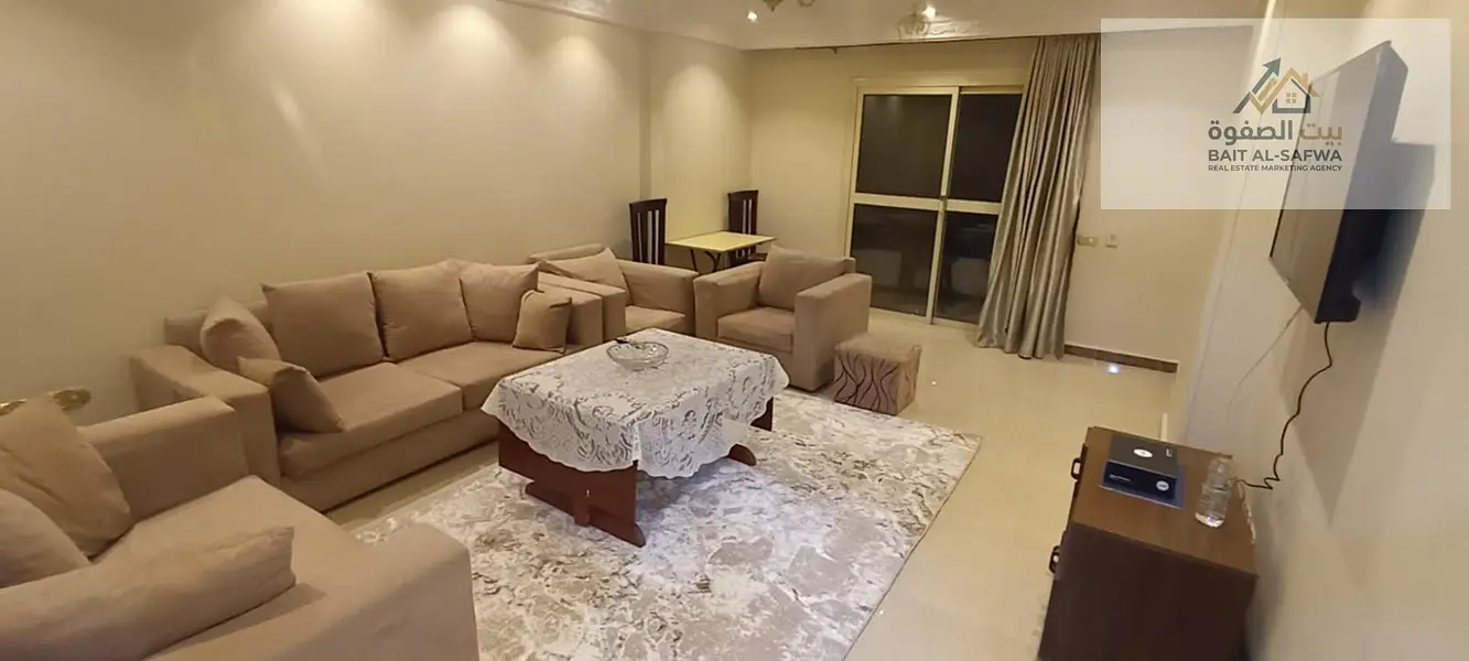 Furnished apartment for rent, Zahraa Al Maadi, Youth Towers