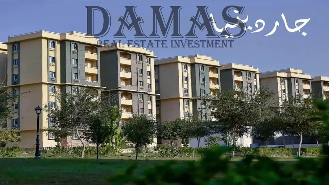 Apartment for rent in Gardenia City Compound, ground floor with garden
