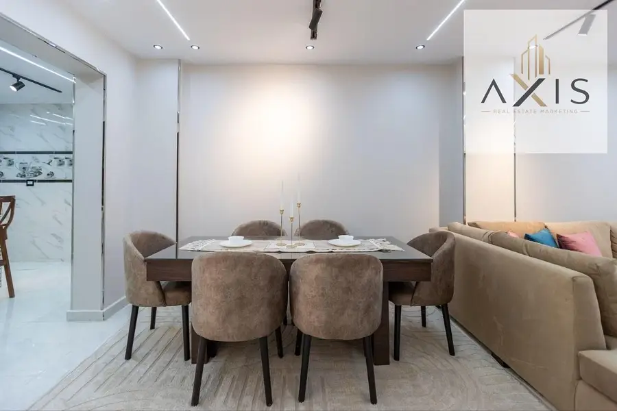 Luxurious furnished apartment for rent in El Khamayel Compound, Sheikh Zayed