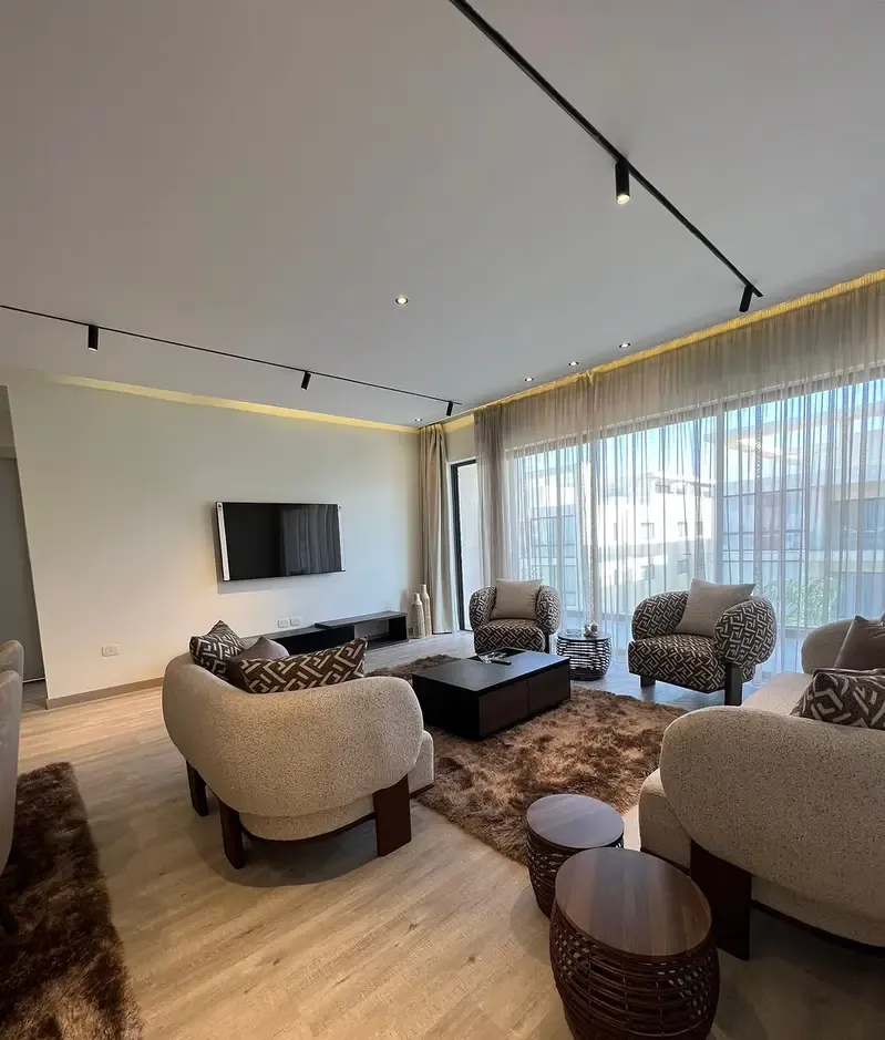 Furnished apartment for rent in Lake View Compound - New Cairo