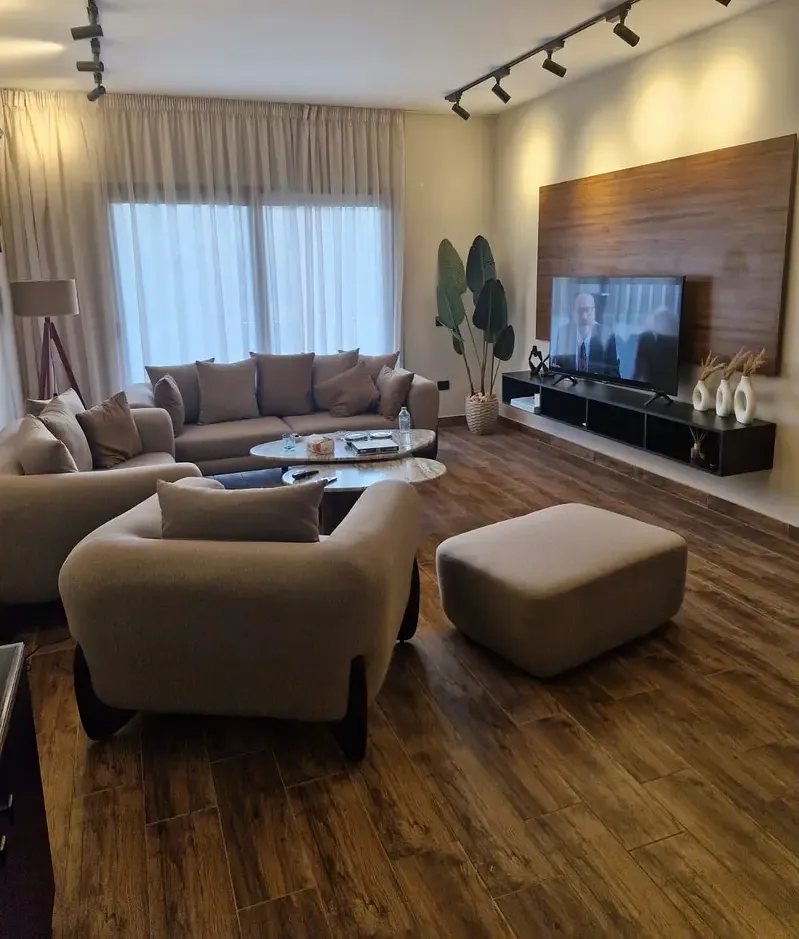 Furnished apartment for rent in Galleria Moon Valley Compound - New Cairo
