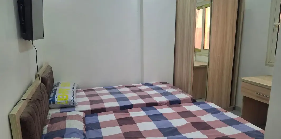 استوديو مفروش للايجار بجوار جامعة نوال