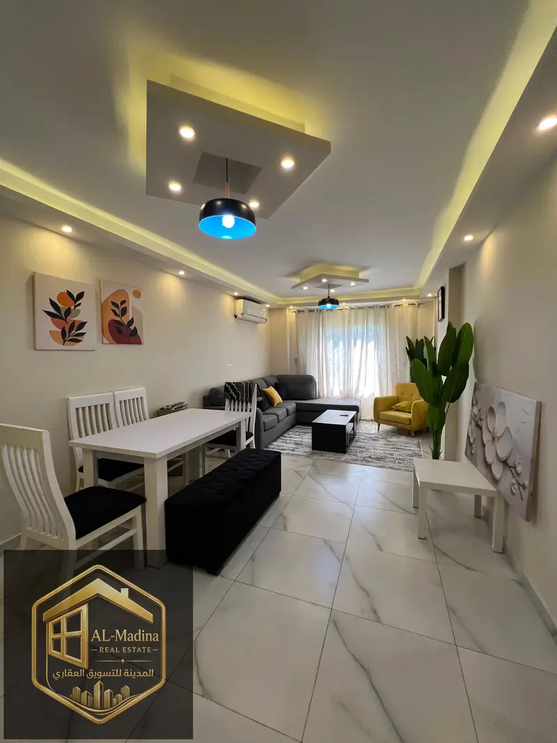 First-use furnished apartment for rent in Rehab, 3 bedrooms, 136 sqm