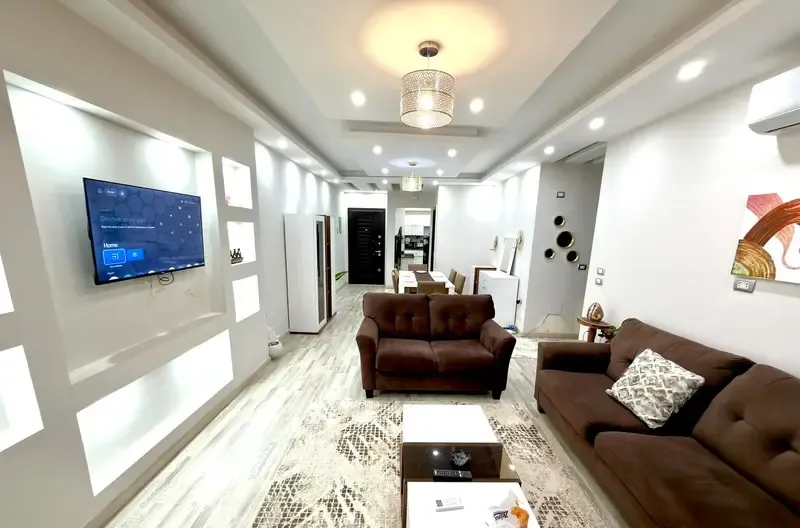 Fully air-conditioned furnished hotel apartment for rent in Katameya