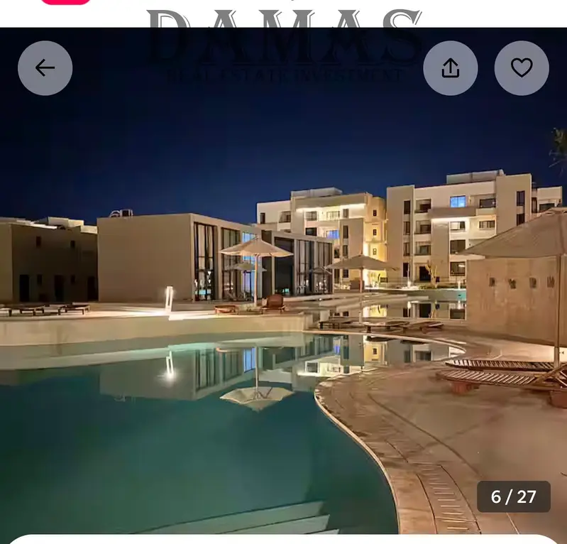 Fully furnished chalet for rent in Zahra El Alamein