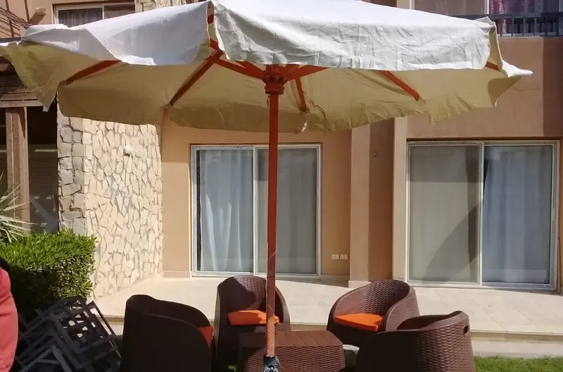 شاليه أرضي بجنينة للإيجار في مارينا وادي دجلة العين السخنة